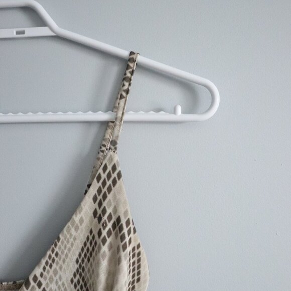 Missguided Women's Sz 4 Beige/Brown Snakeskin V-Neck One Piece Stretch Bodysuit - Picture 4 of 13